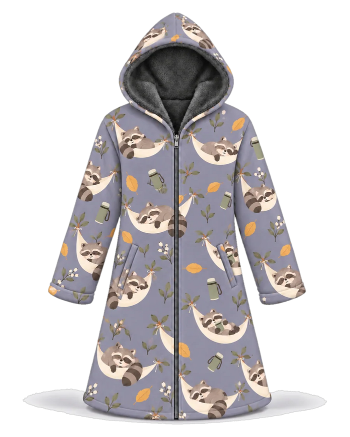 Hammock Raccoon Hoodie Blanket Cloak