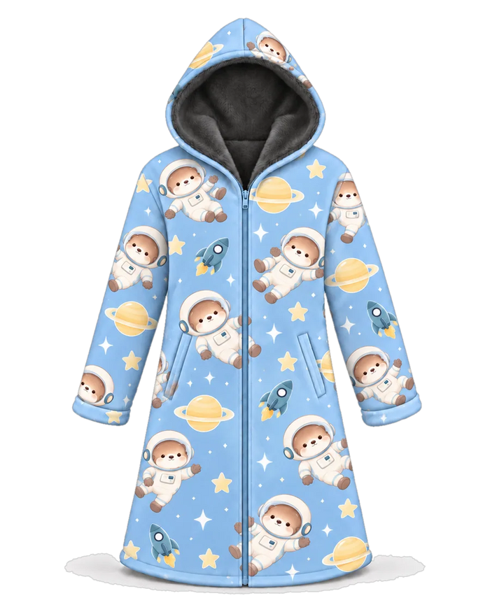 Little Astronaut Hoodie Blanket Cloak