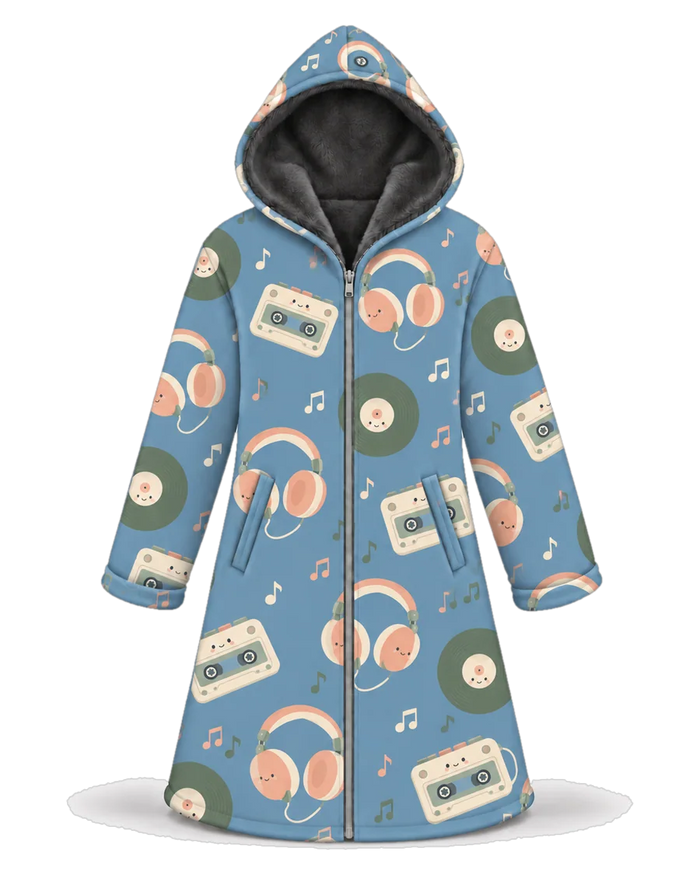 Mixtape Hoodie Blanket Cloak