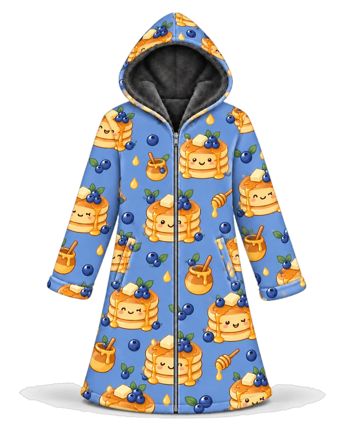Pancake Stack Hoodie Blanket Cloak