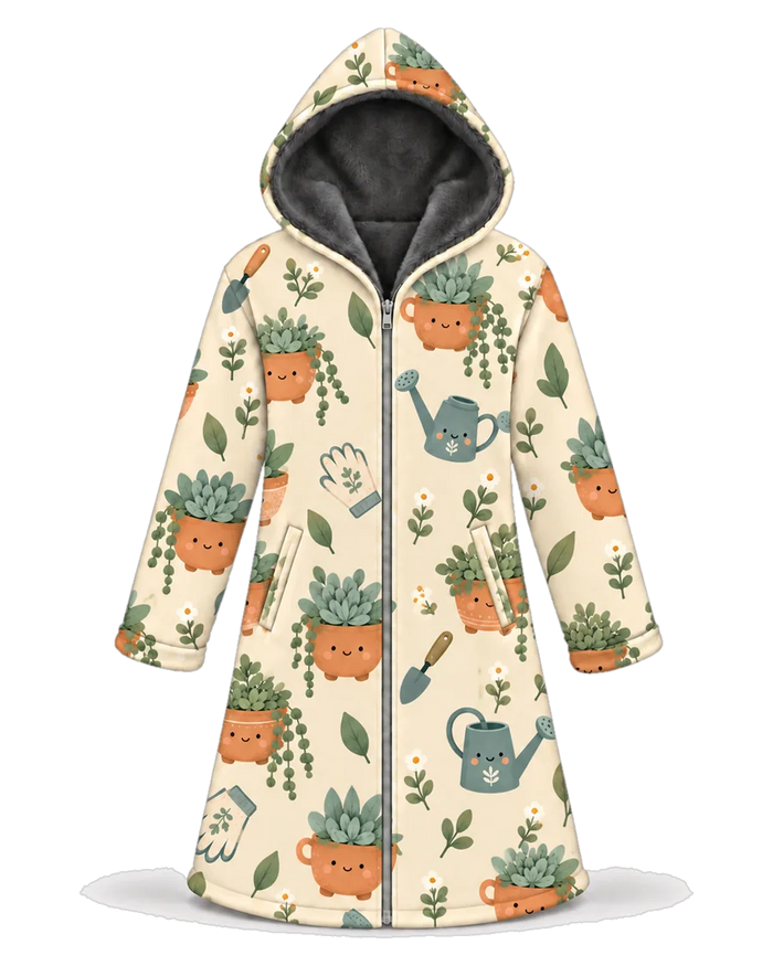Plant Parent Hoodie Blanket Cloak