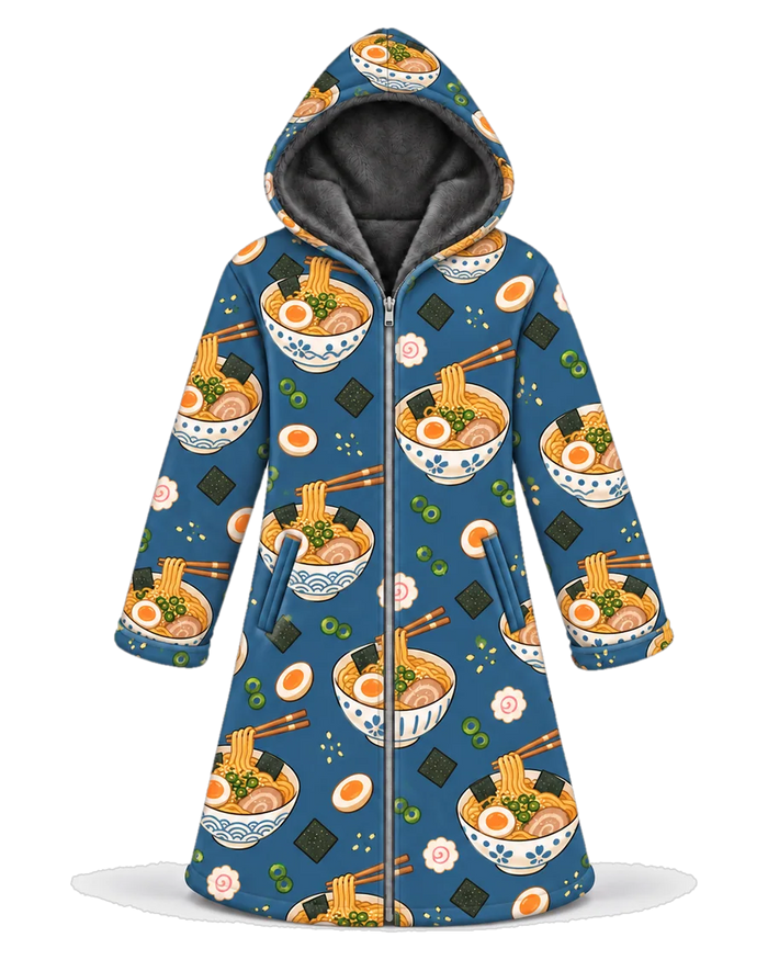 Ramen Night Hoodie Blanket Cloak