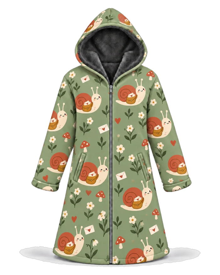 Snail Mail Hoodie Blanket Cloak