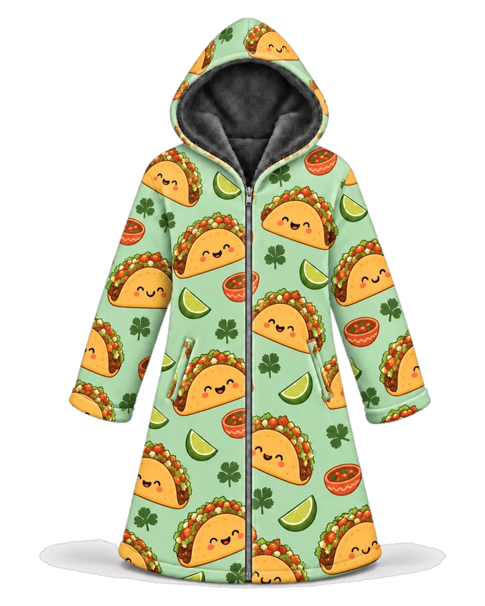 Taco Tuesday Hoodie Blanket Cloak